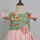 Boutique Pink Satin Floral Baby Girl Dress